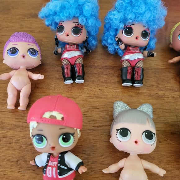 Lol Surprise Doll Figure Mini Lot Set of 15 Pictured Multi Color Dolls Kitty T4 - Picture 2 of 8